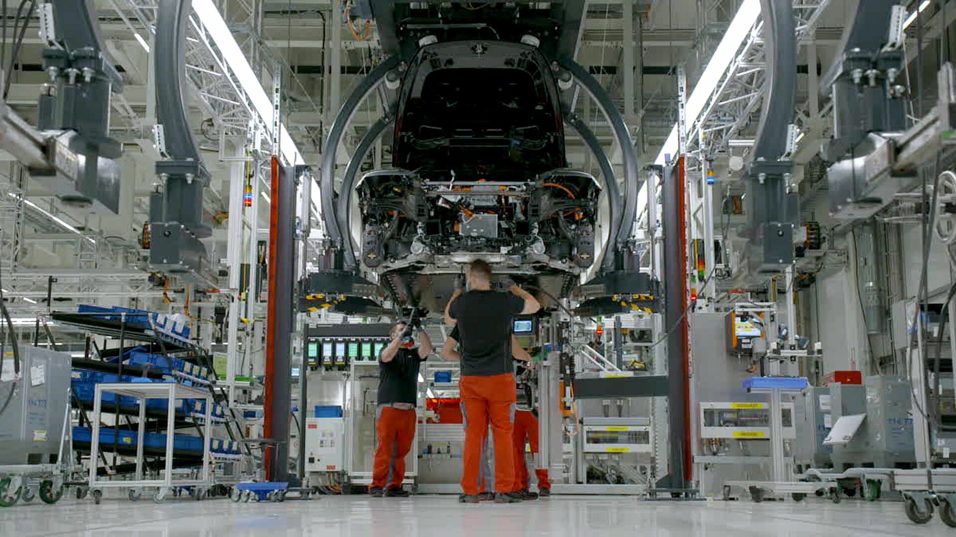 Drone flight through the Audi Böllinger Höfe