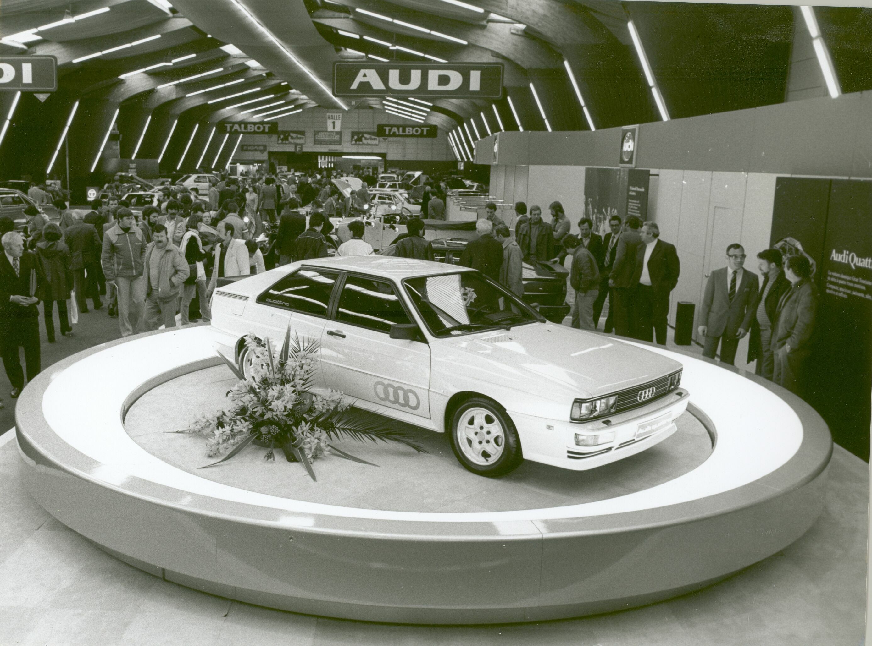 Audi Tradition celebrates 40 years of quattro - Presented at Automobilsalon in Geneva 1980: The Audi quattro