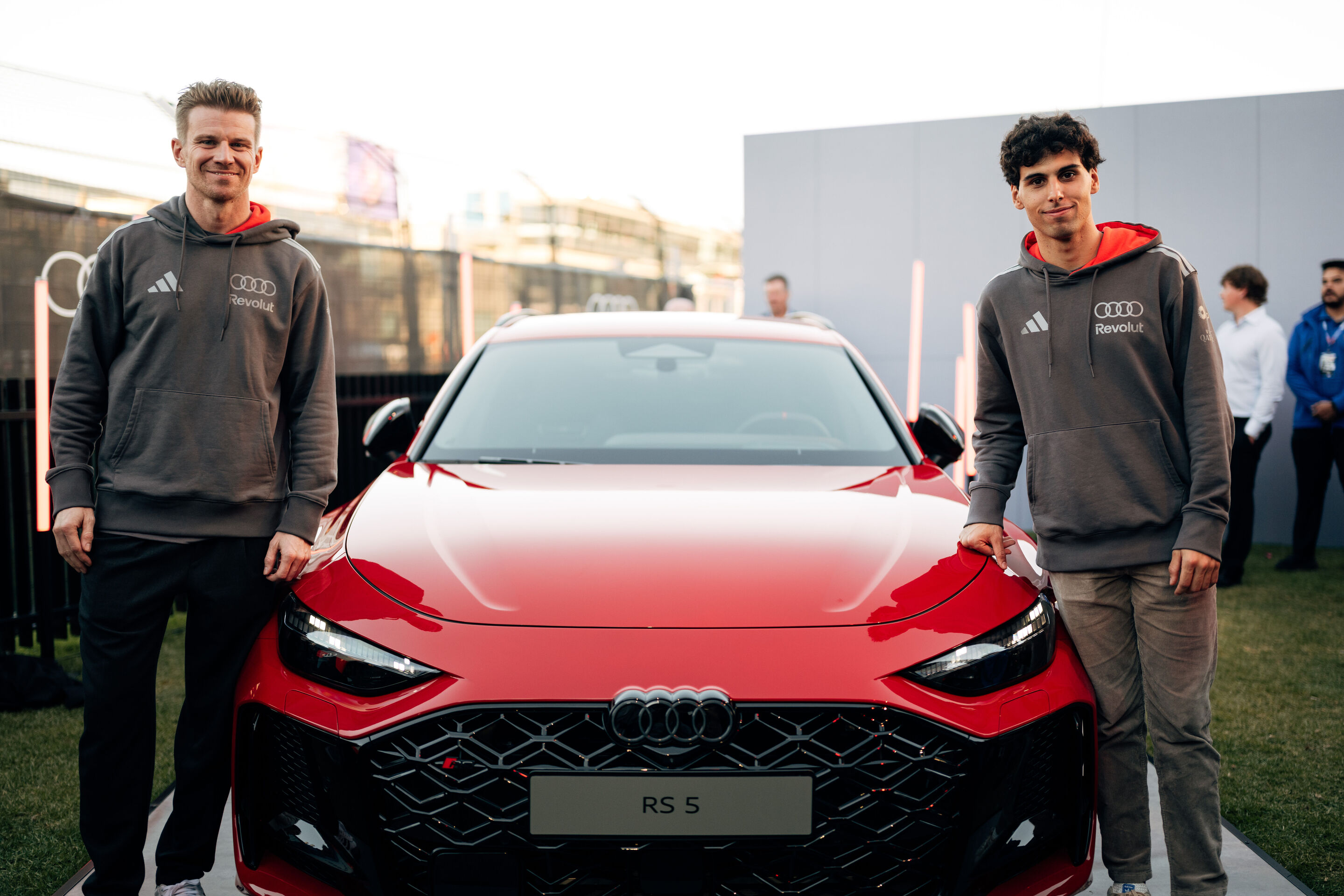Audi makes its Formula 1 debut - Audi Revolut F1 Team drivers Nico Hulkenberg and Gabriel Bortoleto unveiled the new Audi RS 5 at the Albert Park Circuit.