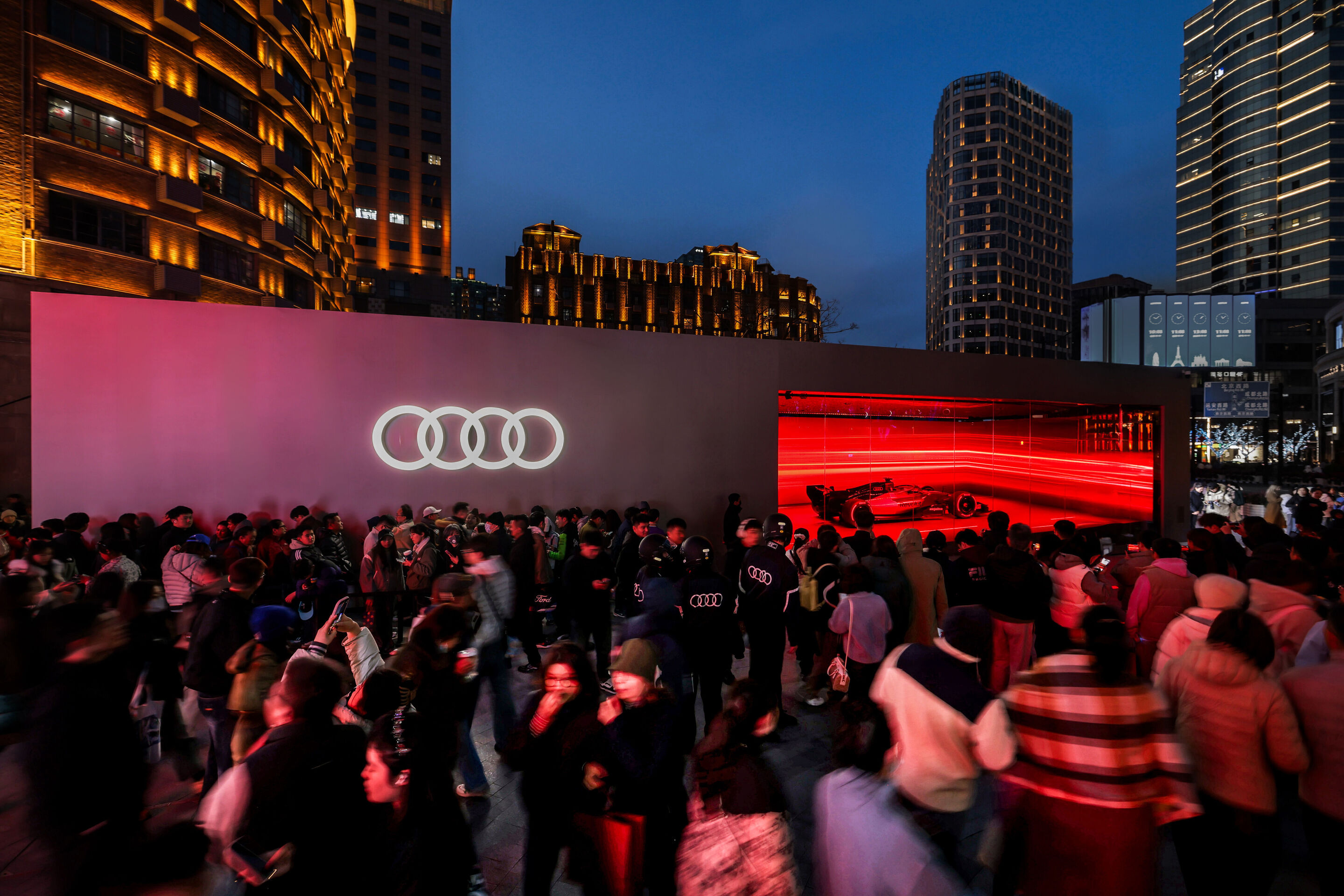 Audi Revolut F1 Team: Chinese Grand Prix - Audi City Popup in Shanghai