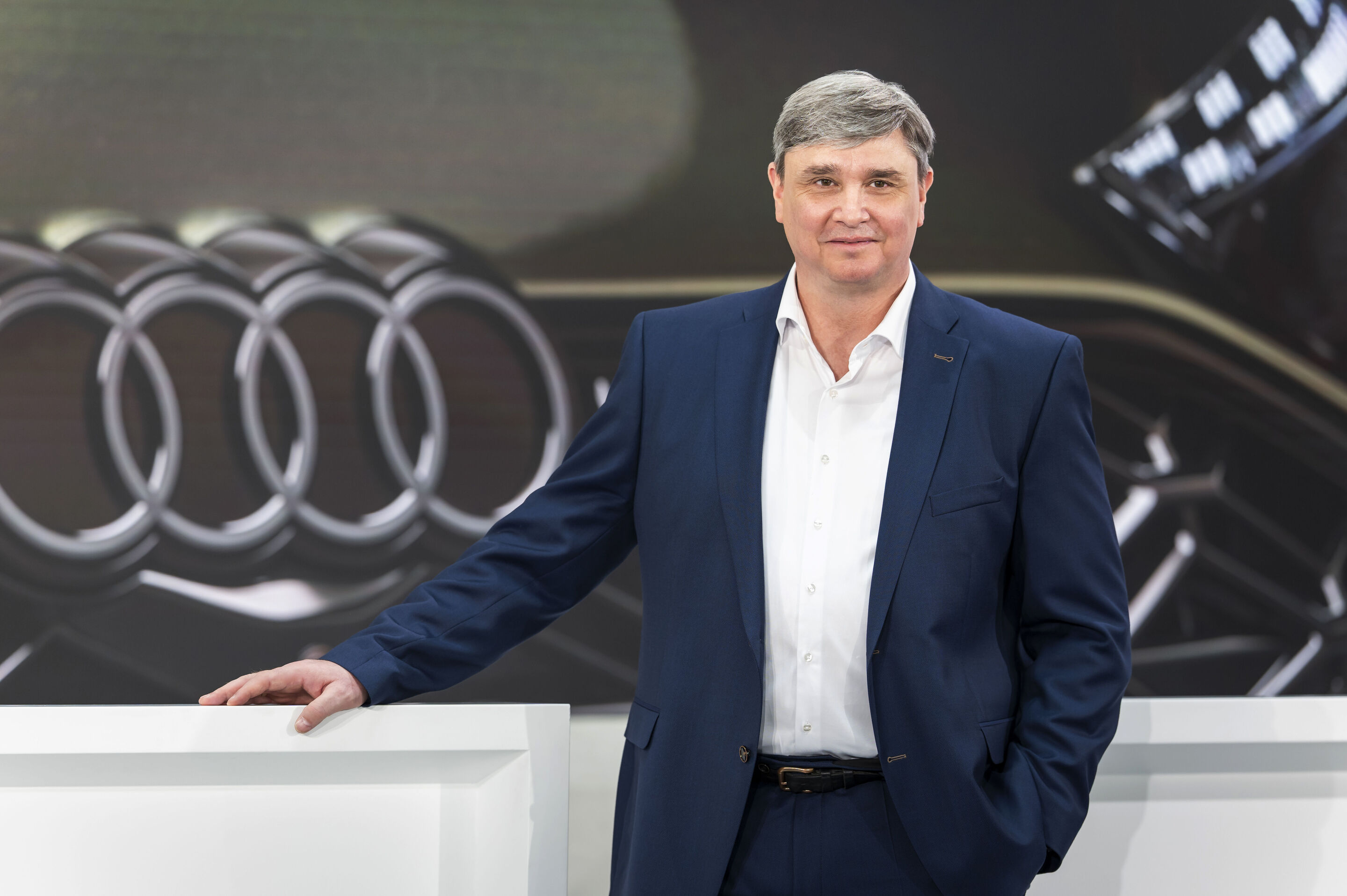 Audi Annual Media Conference 2026 - Jürgen Rittersberger, Member of the Board of Management for Finance, Legal Affairs and IT, at the Audi Annual Media Conference 2026