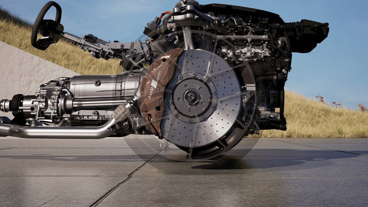 Audi RS 5 – Integrated brake control system with ABS 2.0 – Animation